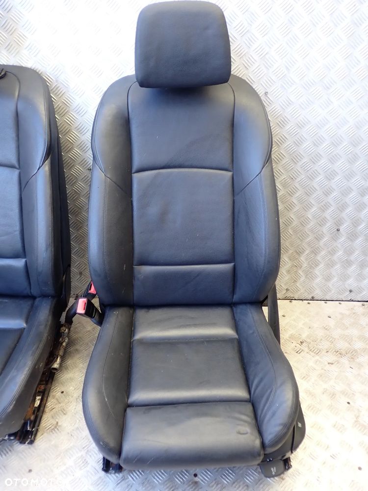 BMW F10  FOTEL PRZEDNI PRAWY / LEWY ORAZ KANAPA TYLNIA SKÓRA KOMPLET - 3