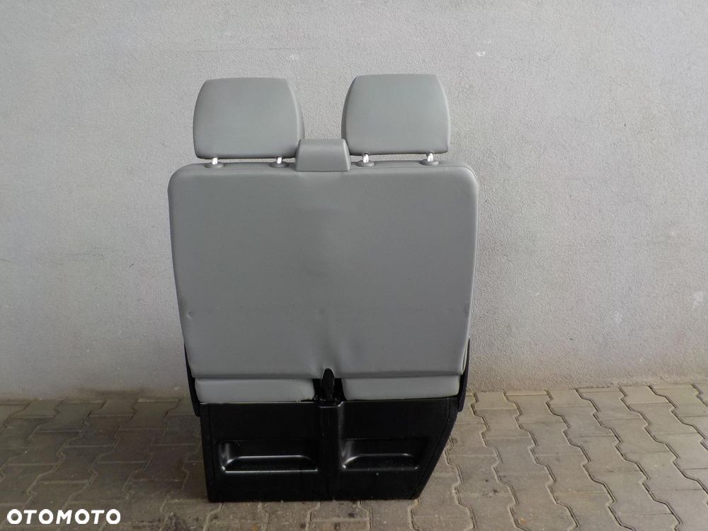 VW T5 FOTEL PODWÓJNY PASAŻERA PRZÓD DWÓJKA DERMA - 6