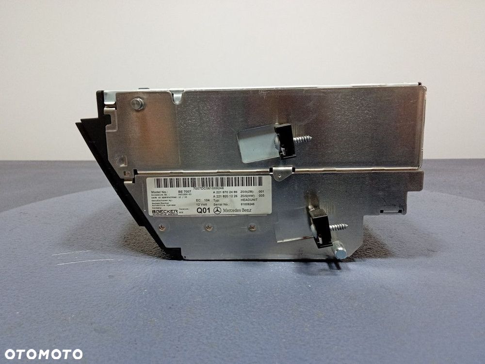 MERCEDES S KLASA W221 NAWIGACJA RADIO CD ZMIENIARKA A2218702486 - 3