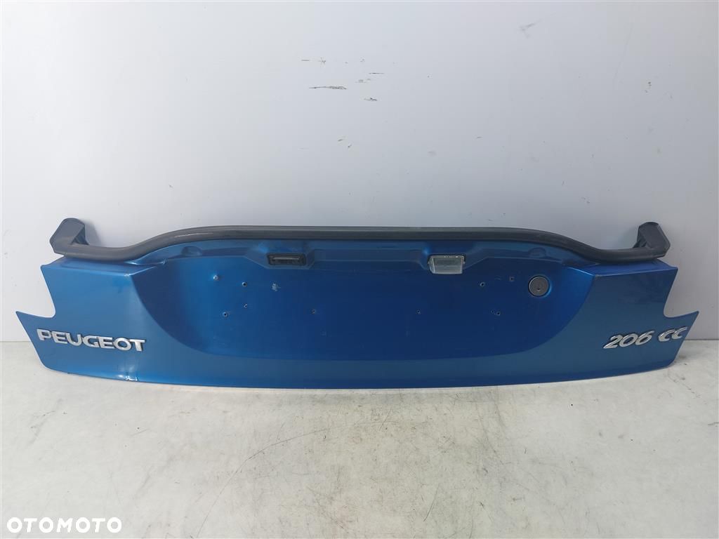 Klapa tył tylna Peugeot 206 CC KOD LAKIERU : KMF 2000-2008 - 1