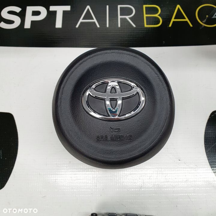 TOYOTA YARIS 4 IV DESKA ROZDZIELCZA KONSOLA KOKPIT PULPIT PODUSZKI AIRBAG AIR BAG PASY KURTYNY KIT SET - 7