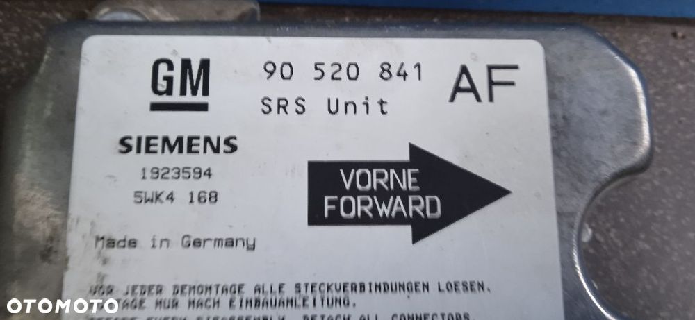 Moduł sensor Airbag Opel Astra G II 90520841 - 3