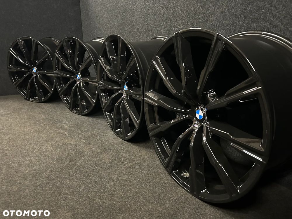 Alufelgi BMW X5 G05, X6 G06, X3 G01 20 cali 5x120 4szt. Czarne z czujnikami! - 2