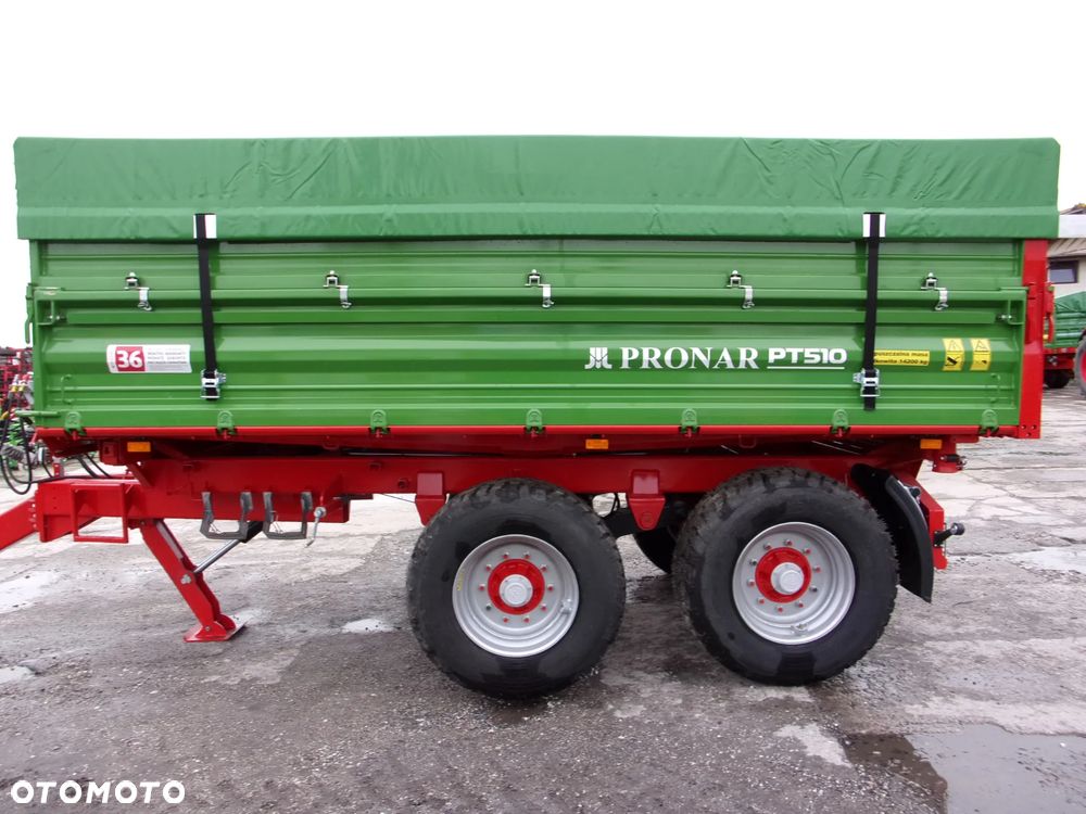 Pronar Przyczepa TANDEM paletowa Pronar PT512 -12t, PT510 -10t;  Ursus T-042 tandem 7-ton z mechanizmem trójstronnego wywrotu - 16