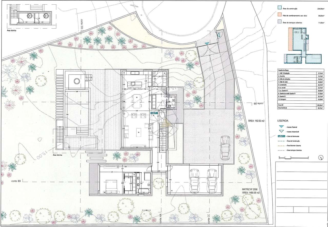 Terreno urbano para construção , com Projeto  para moradia de Luxo em - Grande imagem: 5/30