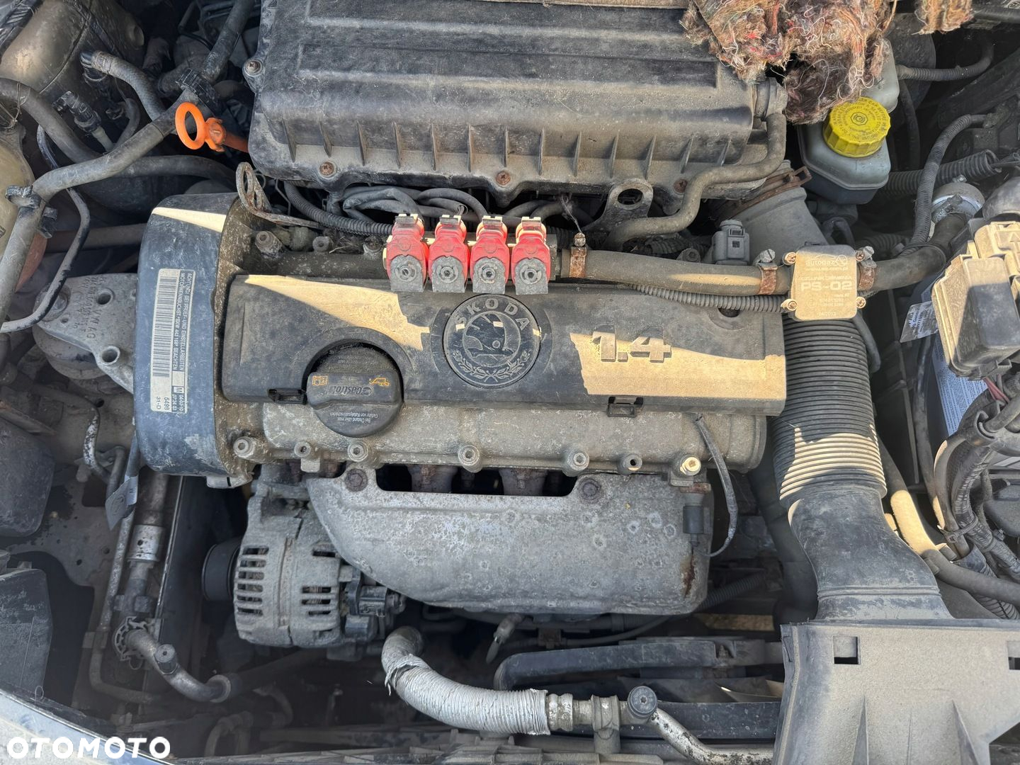 SILNIK 1.4 16V 86KM 63kW SŁUPEK BXW SKODA ROOMSTER - 3