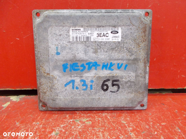 FORD FIESTA MK6 05-10 6S61-12A650-PC STEROWNIK SILNIKA KOMPUTER MAZDA 2