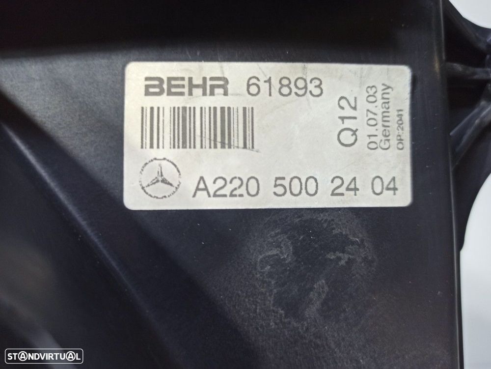 ELETROVENTILADOR MERCEDES CLASE S (W220) BERLINA 320 CDI (220.025) - 6