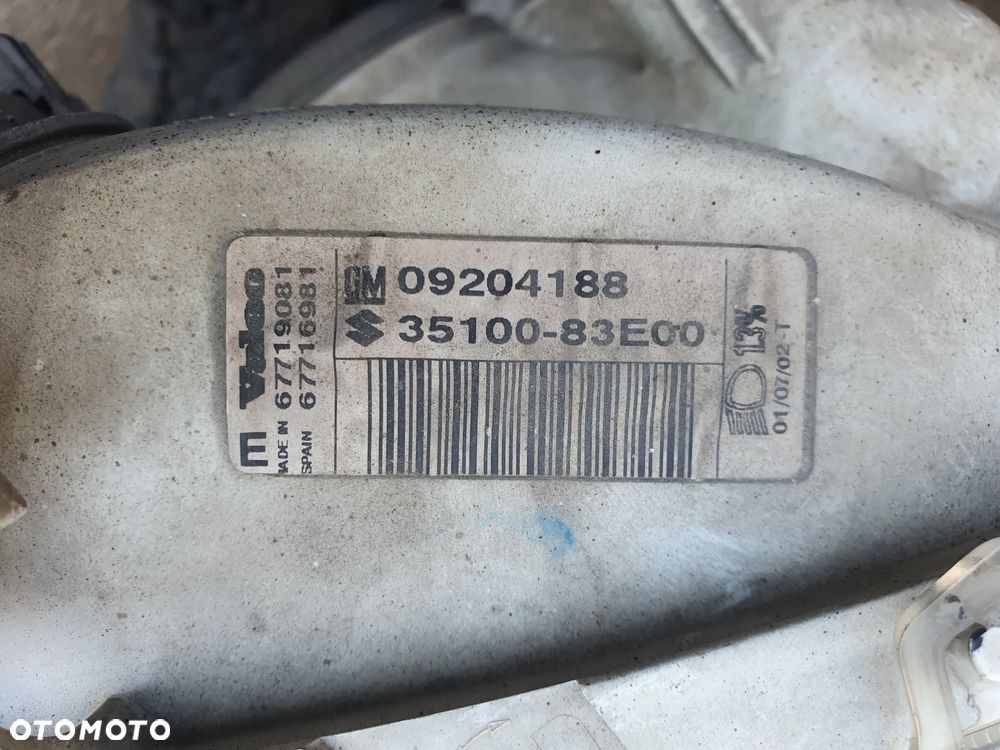 OPEL AGILA A REFLEKTOR LAMPA PRZÓD PRAWA EUROPA 09204188 - 4