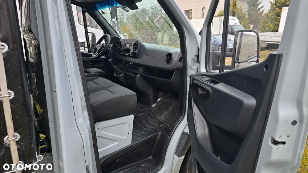 Mercedes-Benz SPRINTER 316 CDI 907❗ PLANDEKA 10 PALET / DRZWI Z TYŁU / DWIE WYSOKOSCI JAZDY / ZABUDOWA JEGGER / MAX ROZSTAW OSI / PODUSZKI PNEUMATYCZNE / SYPIALKA / RAMA / LAWETA / SALON POLSKA ❗❗ - 32