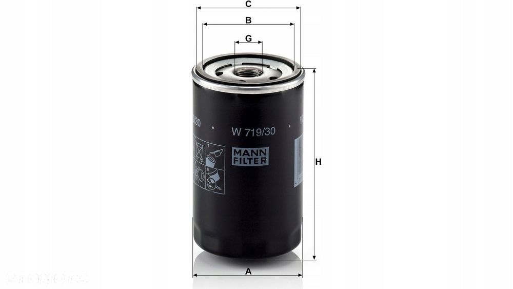 mann-filter filtr oleju volkswagen - 3