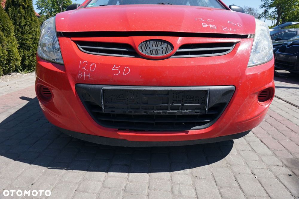 MASKA ZDERZAK BŁOTNIKI LAMPY I20 I BH  HYUNDAI 2008-2012 CZERWONY PRZÓD KOMPLETNY - 5