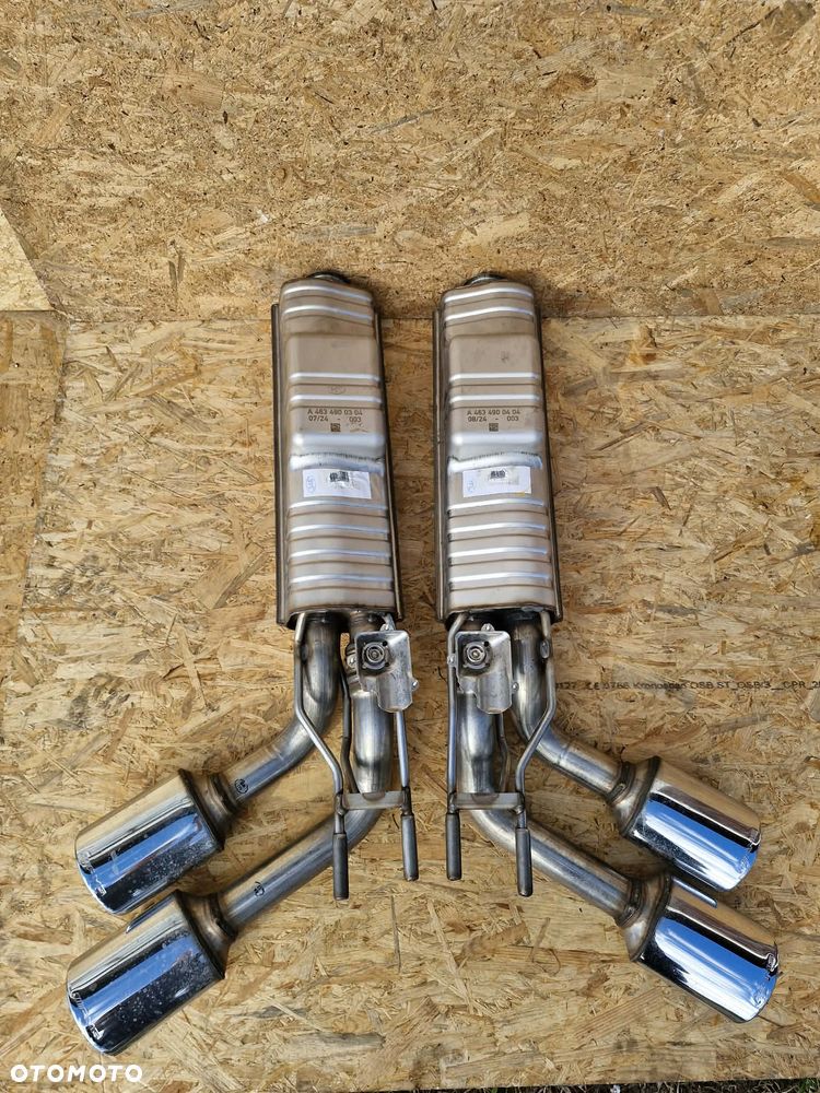 MERCEDES KLASA G 63 AMG TŁUMIK LEWY/PRAWY A4634900304/A4634900404 - 1