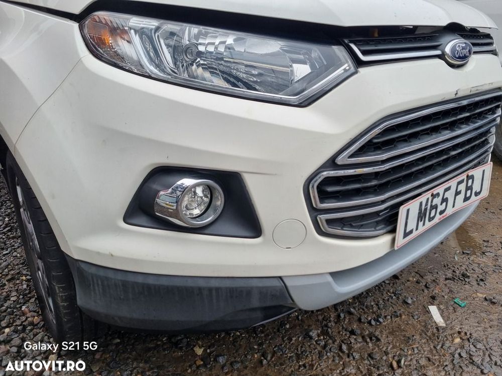 Bara fata Ford EcoSport II 2013 - 2017 White 4 (1433) Diesel model fara spalatoare far - 2