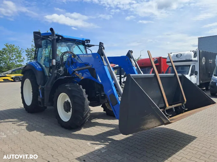 New Holland t6.160 ec s5 smart cu incarcator frontal 735la cupa robust m2.2/1.56s furca paleti 1600 - 2
