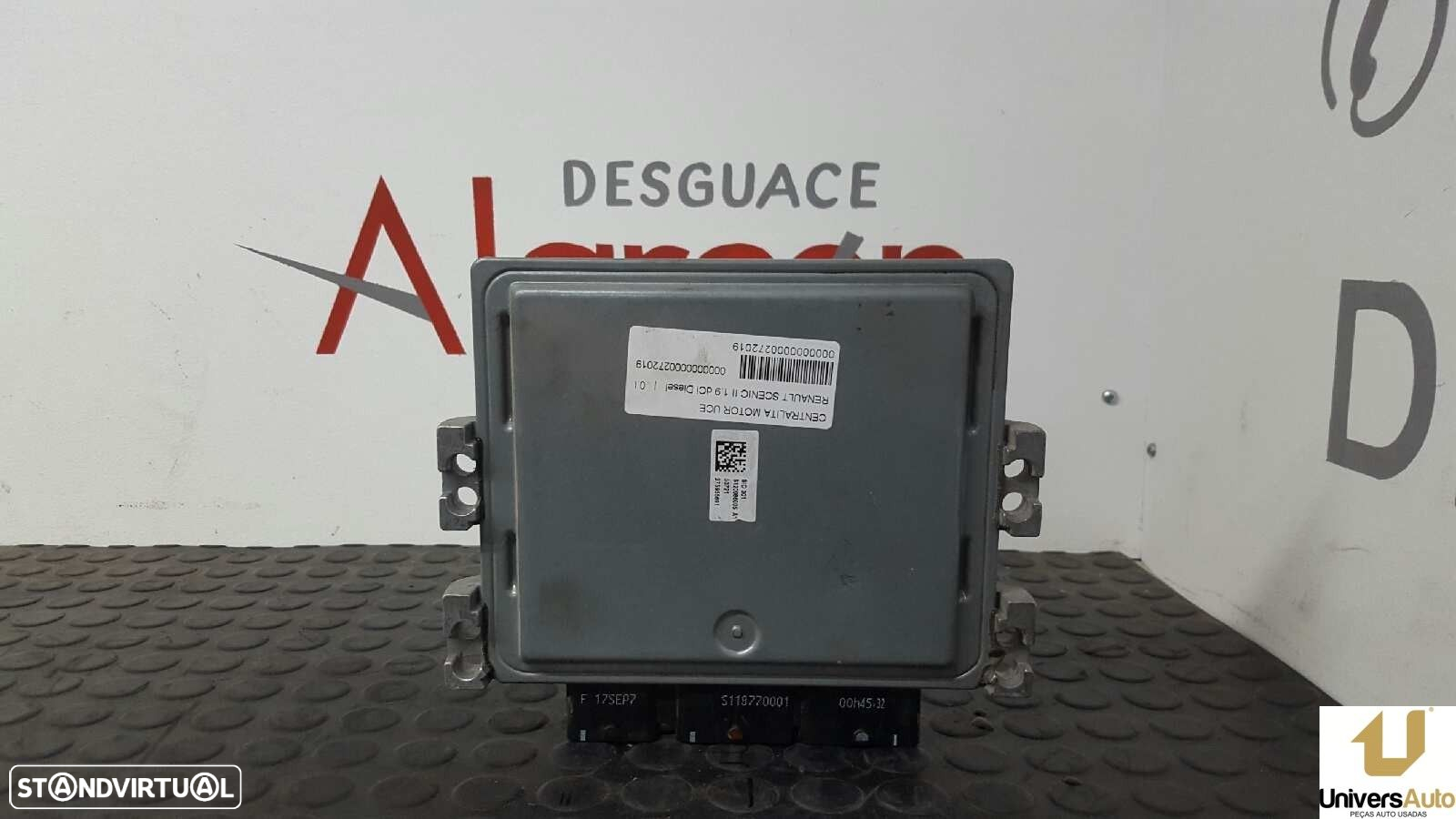 CENTRALINA DO MOTOR UCE RENAULT SCENIC II 1.9 DCI DIESEL - 2