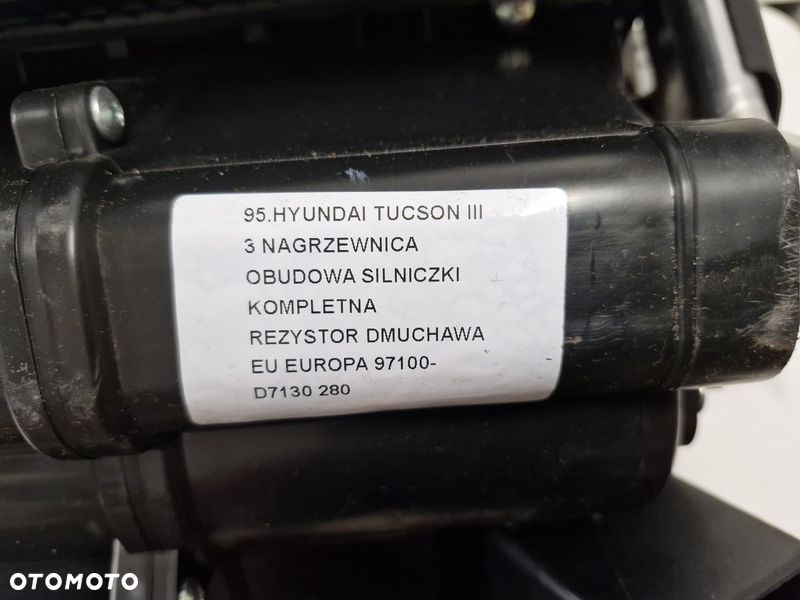HYUNDAI TUCSON 3 III NAGRZEWNICA OBUDOWA SILNICZKI REZYSTOR DMUCHAWA 97100-D7130 - 8