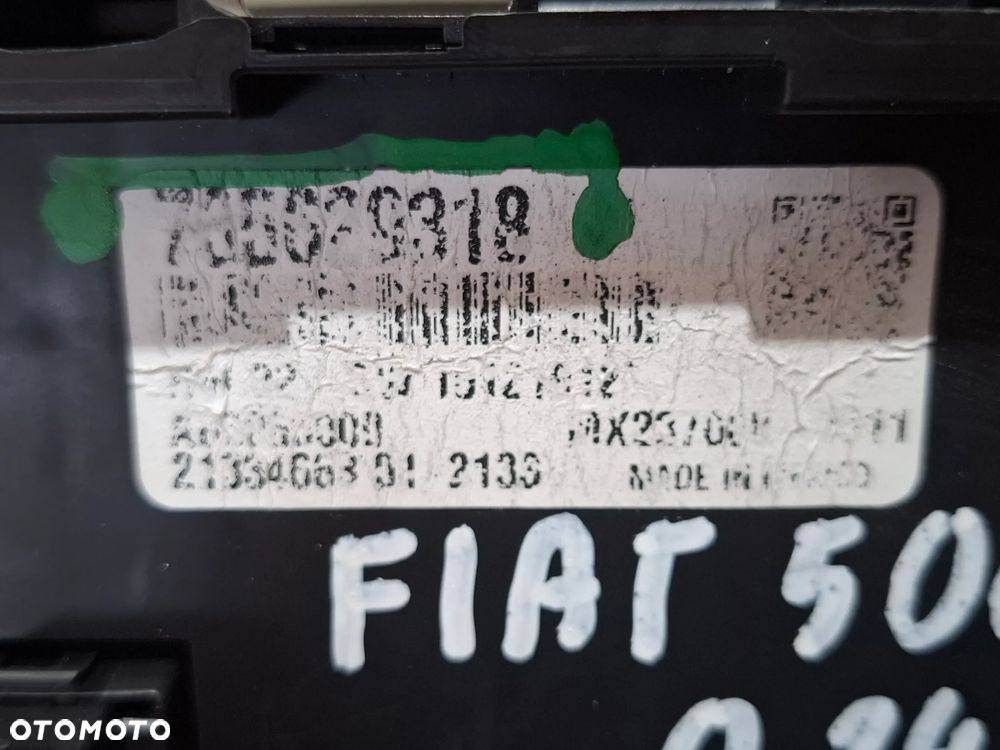 Panel klimatyzacji climatronic Fiat 500 rok 2024 nr 735629318 - 2