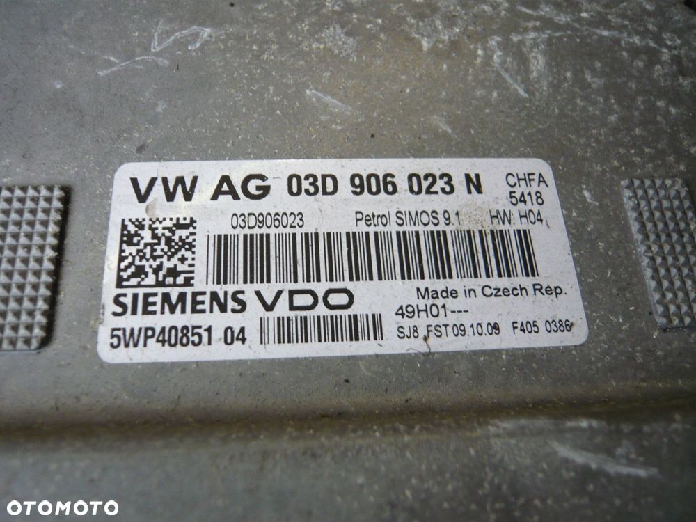 Komputer Sterownik Silnika 5WP4085104 Skoda Fabia II - 2