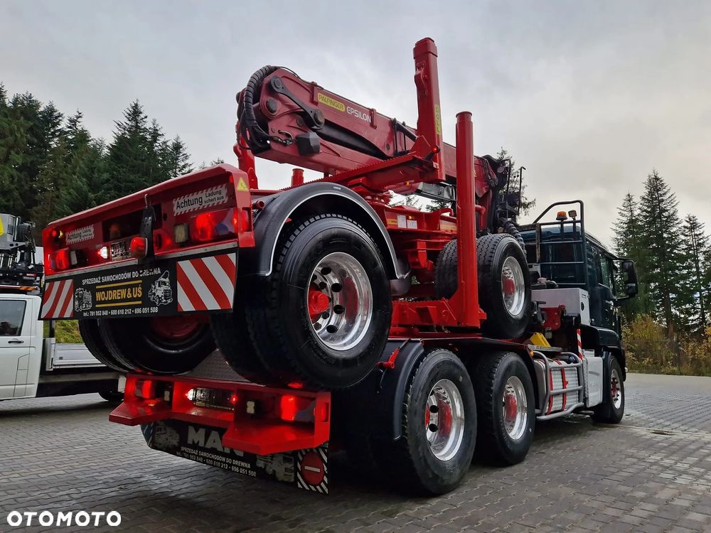 MAN do drewna drzewa lasu kłoda stos naczepa doll - 7