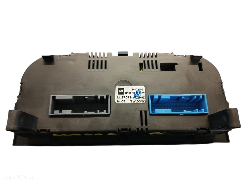 PANEL KLIMATYZACJI OPEL CORSA C FL 013153079 - 3