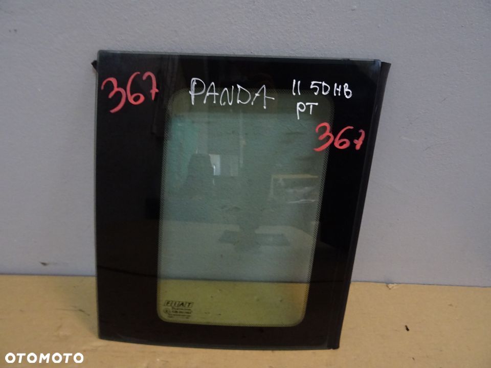 SZYBA KAROSERYJNA PRAWY TYŁ FIAT PANDA II 03-06 HB 5D NR367 - 1