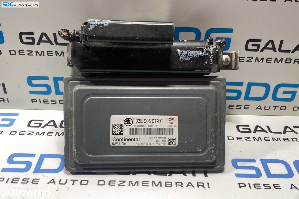 ECU Calculator Motor Skoda Fabia 2 1.2 CGPA 2007 - 2014 Cod 03E906019C [1118] kit [1115] - 2