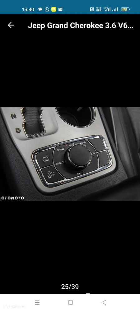 Jeep Grand Cherokee 3.6 V6 Overland - 19