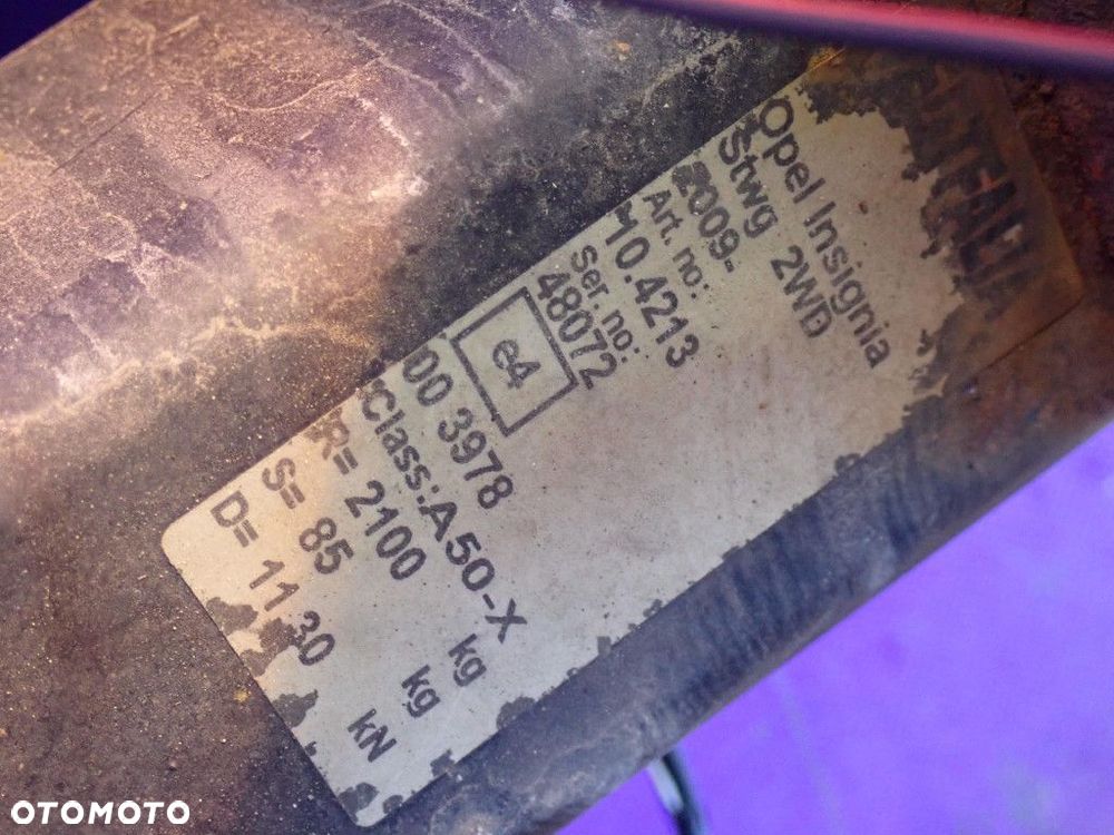 OPEL INSIGNIA A I KOMBI HAK HOLOWNICZY DO PRZYCZEP - 9