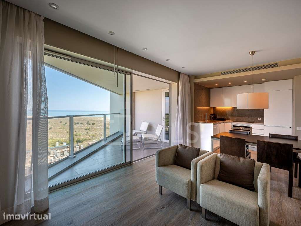 Apartamento T1 em Tróia com vista infinita sobre o Mar - Grande imagem: 5/30