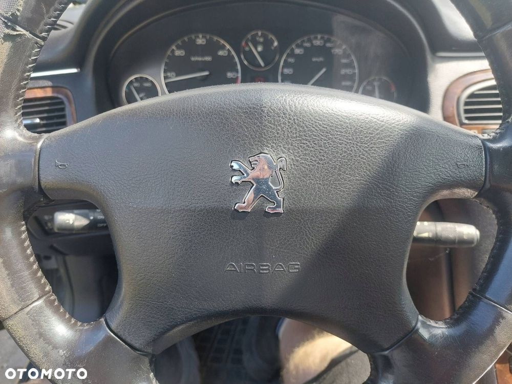 ZESTAW AIRBAG POSTRZAŁOWY KOKPIT PEUGEOT 607 I - 2
