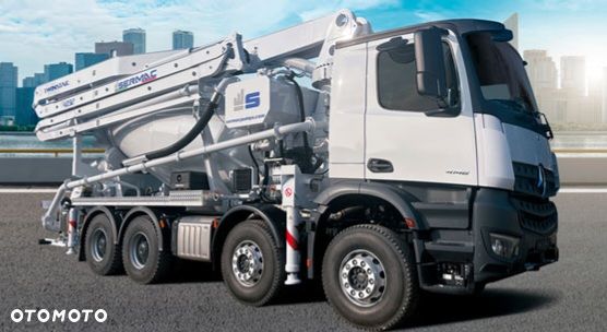 Mercedes-Benz Actros 4143 8x4 Pompogruszka SERMAC 28m+9m3, prawie nowa! - 1