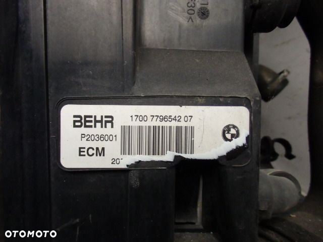 BMW X5 E70 3.0D M57 KOMPLET CHŁODNIC WODY KLIMY Z WIATRAKIEM RAMKĄ 7533475 RAF-AUTO CZĘŚCI BMW - 4