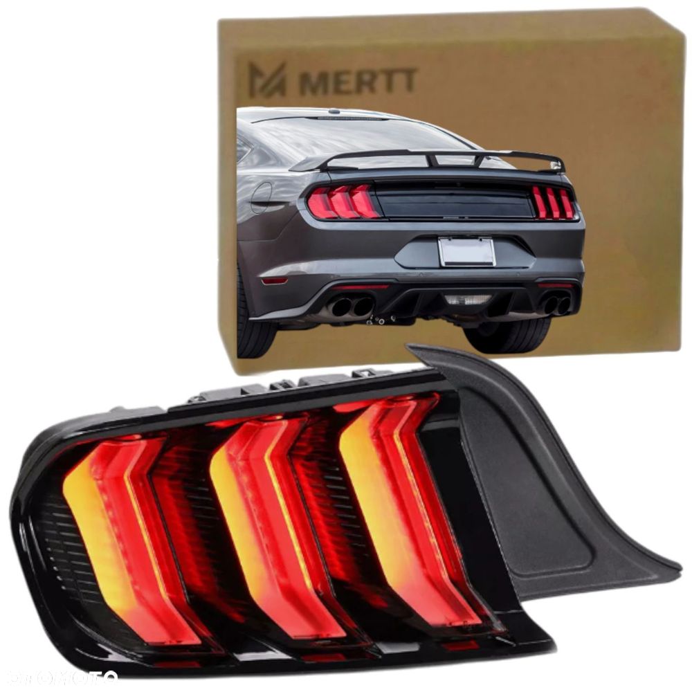 FORD Mustang VI 6 2015-2023 Lampy TYŁ Full Led Europa FR3Z-13405-A KOMPLET - 3
