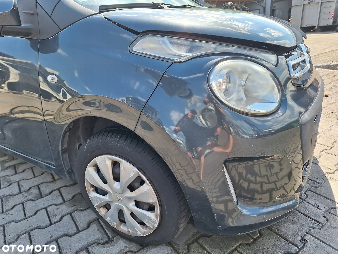 CITROEN C1 II 2 14- PRZÓD ZDERZAK BŁOTNIK MASKA LAMPA LED KTA 1.0 VTI - 6