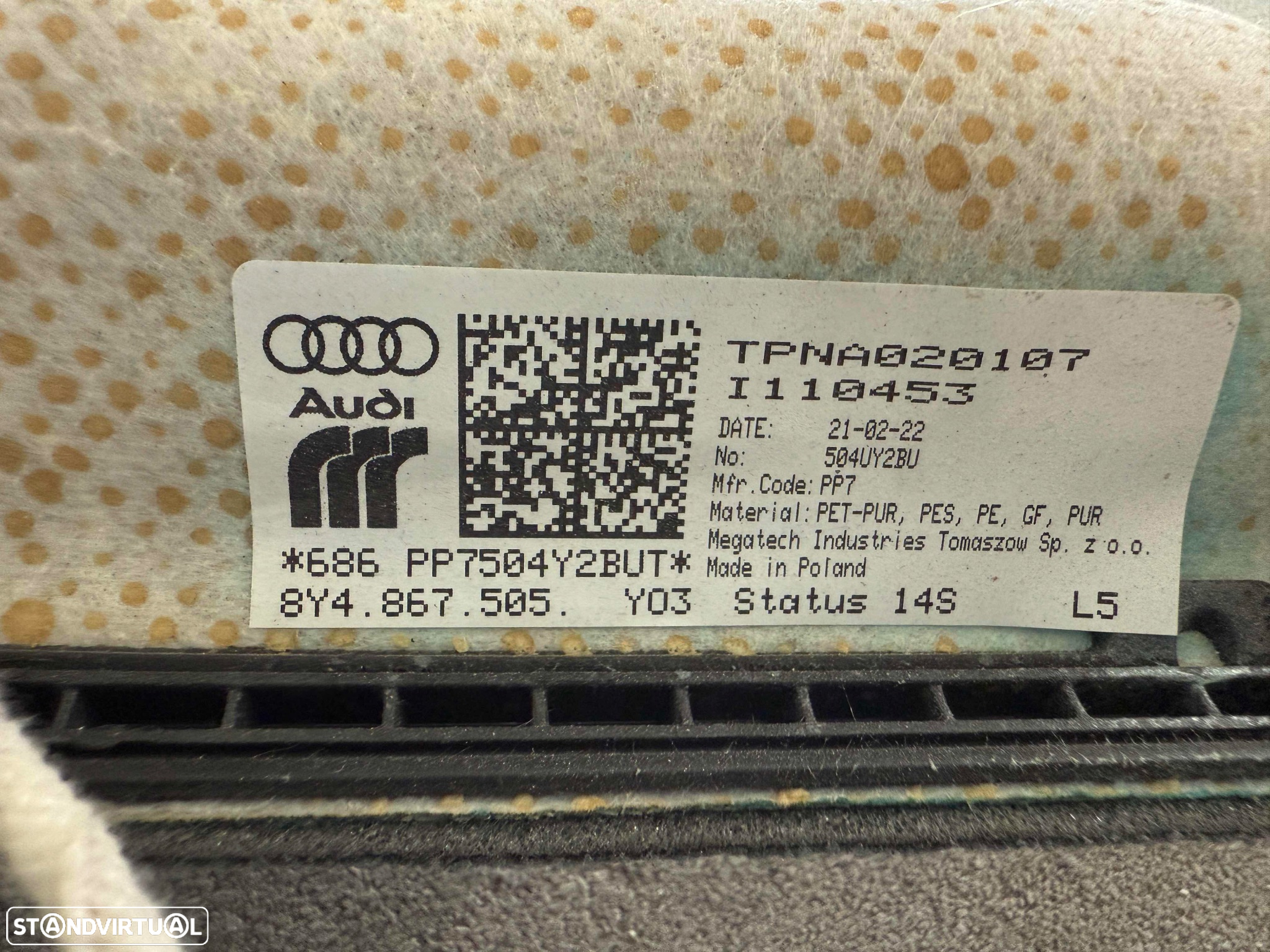 TECTO INTERIOR AUDI A3 LIMOUSINE - 3