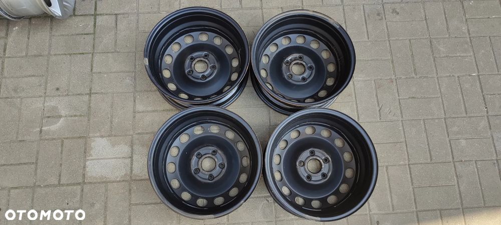 FELGI STALOWE 5x112 6Jx16 CALI ET50 VW GOLF V VI JETTA TOURAN CADDY A38P SKODA OCTAVIA SEAT LEON II TOLEDO ALTEA 4 SZTUKI KOMPLET - 9