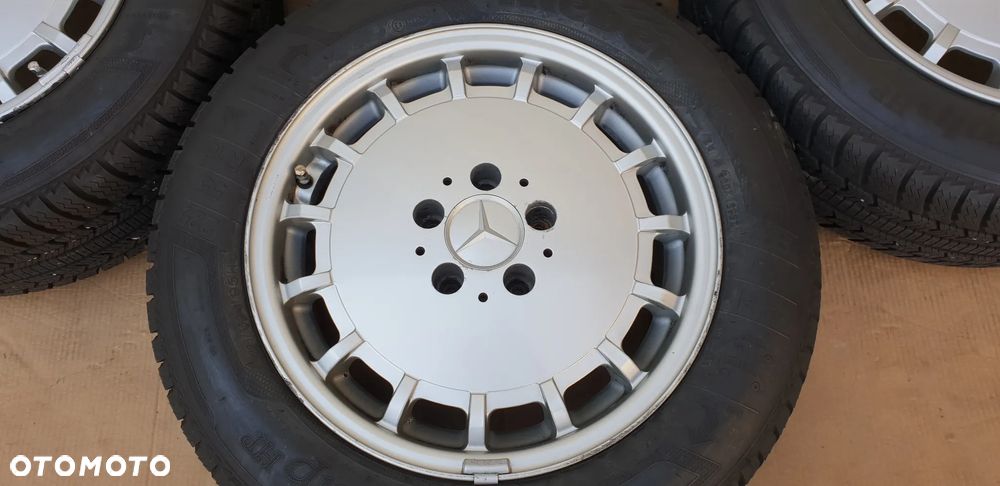 Oryginalne Felgi Aluminiowe Mercedes SL S Klasa Sec W129 W126 1294010602 8 16 ET34 5x112 8J 16" ET34 Oryginał Koła Opony Zimowe 225/55 R16 Kleber - 2