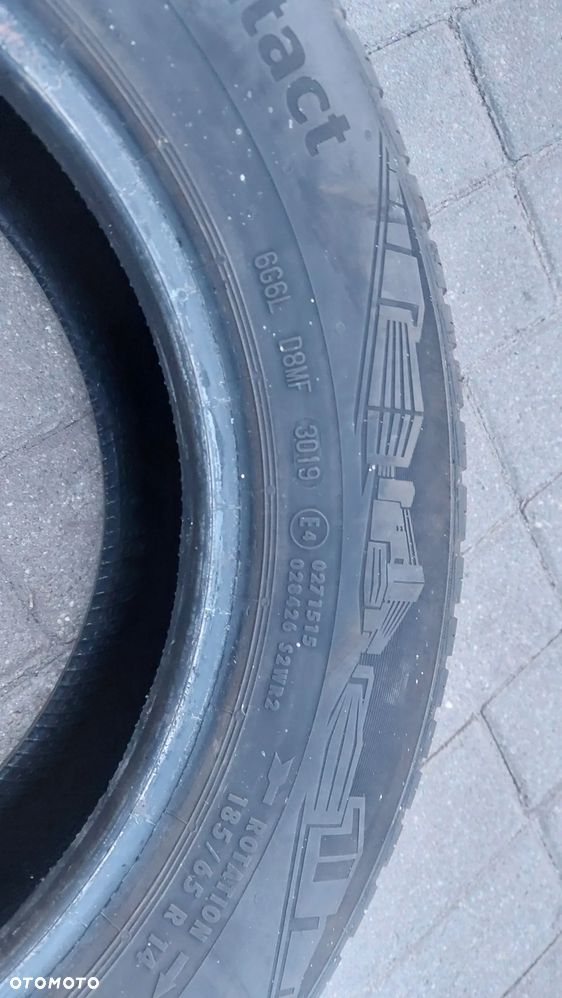 Komplet opon wielosezonowych Continental AllSeasonContact 185/65 R14 90T XL  M+S - 10