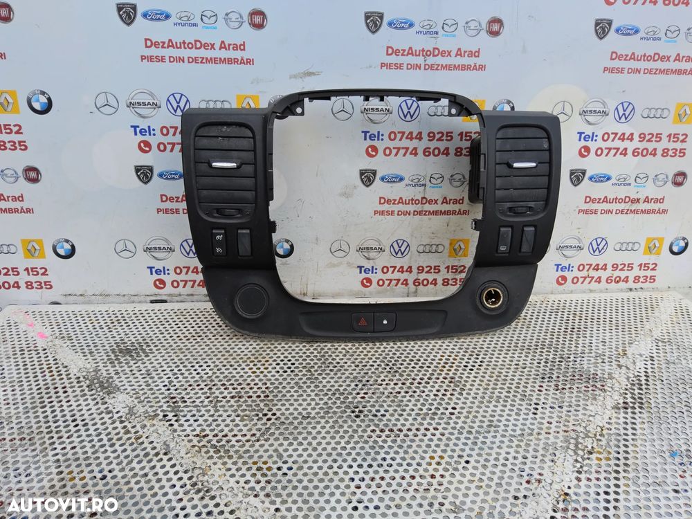 Grile ventilație Renault Trafic 2014-2020 Opel Vivaro Nissan nv300 grile aer centrale buton pilot avarii butoane - 1
