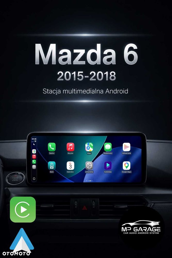 Mazda 6 III Radio Android 4G Qled CarPlay/AA LTE Montaż Gwarancja