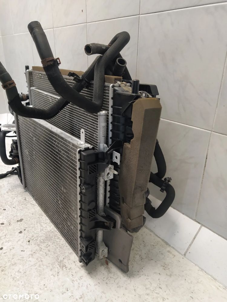 JAGUAR XJ X351 5.0 SC KOMPLET CHŁODNIC CHŁODNICA WENTYLATOR KOMPLET ORYGINAŁ - 8