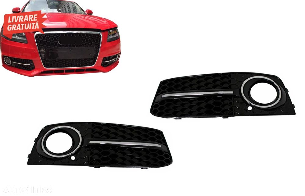 Grile Laterale Audi A4 B8 8K (2007-2011) RS4 Design- livrare gratuita - 5