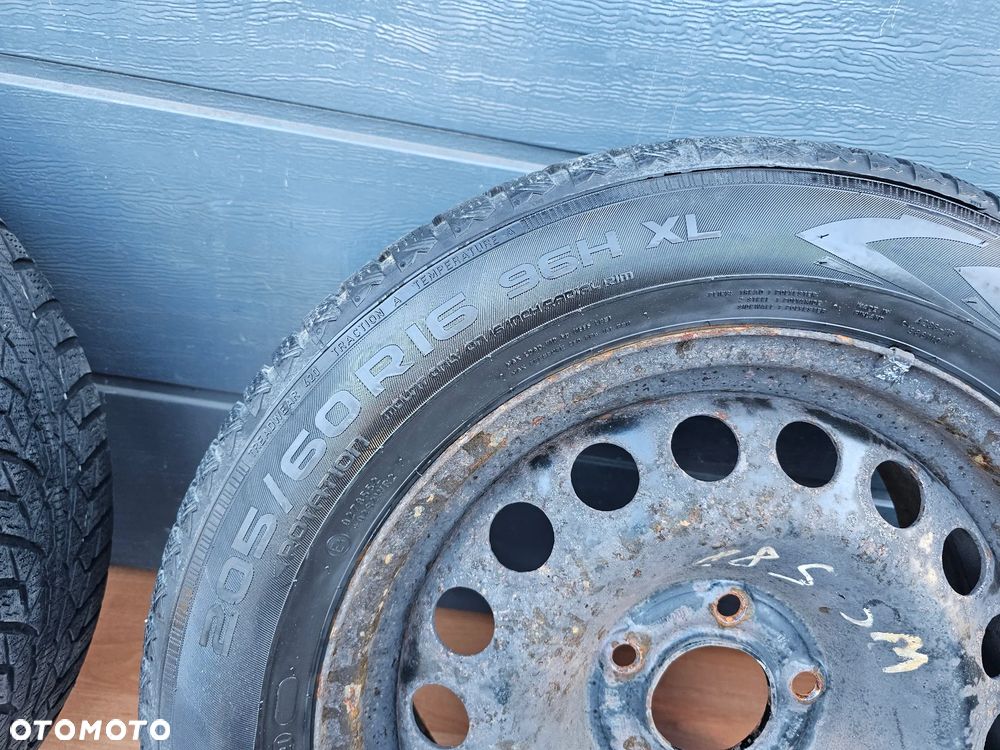 FELGI STALOWE OPONY ZIMOWE KOŁA KOŁPAKI OPEL ASTRA J K ZAFIRA C R 16 5x115 ET41 205/60/16 - 6