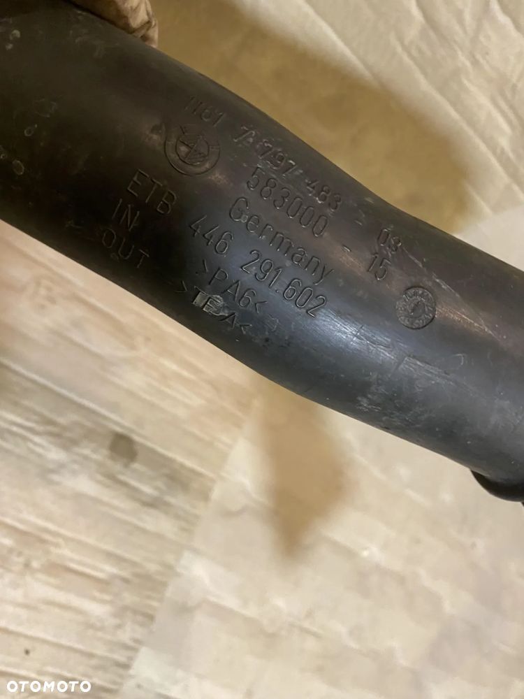 Rura przewód intercoolera BMW E90 lift 2.0d OE - 2