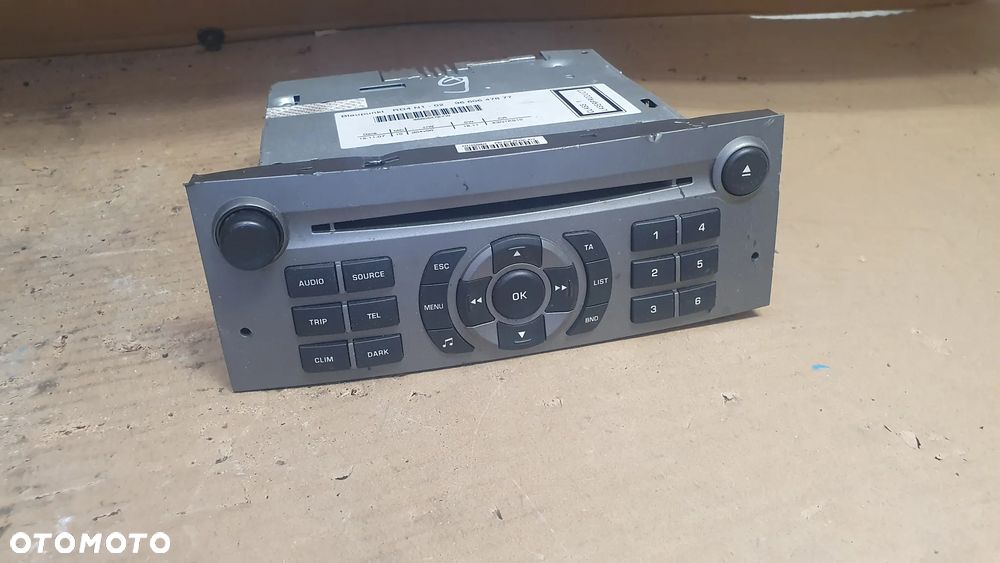 PEUGEOT 407 RADIO CD BLAUPUNKT RD4  9660647877 - 2