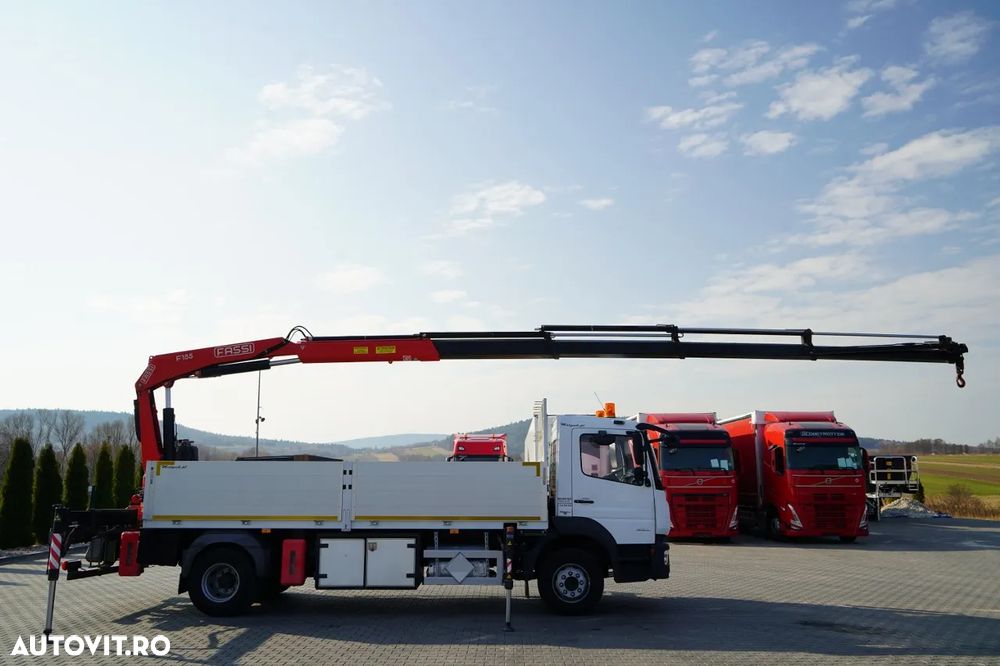Mercedes-Benz ATEGO / 16 30 / E6 / CUTIE DE VITEZE + HDS FASSI F 155 / ADR / RADIO CONTROL - 5