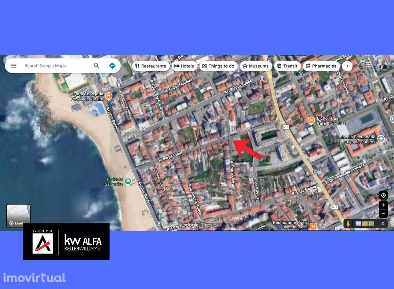 Apartamento T4 no centro da Póvoa de Varzim - Grande imagem: 2/15