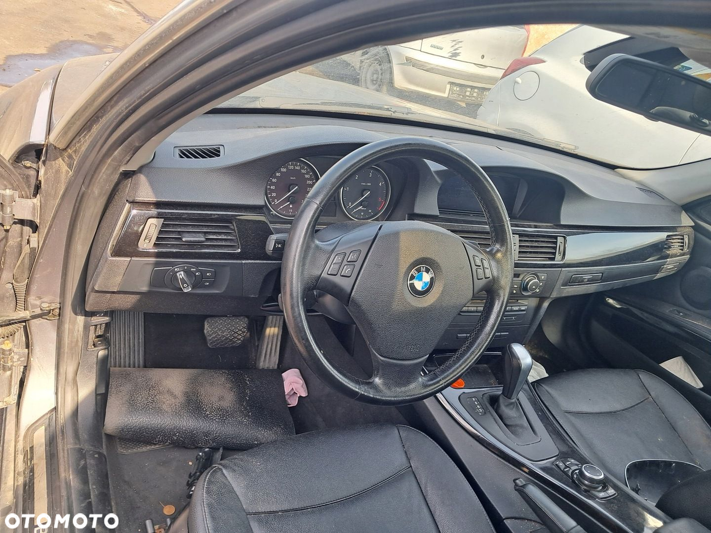 BMW Seria 3 E90 E91 LIFT Deska rozdzielcza kompletna airbag pasy NAWIGACJA - 2