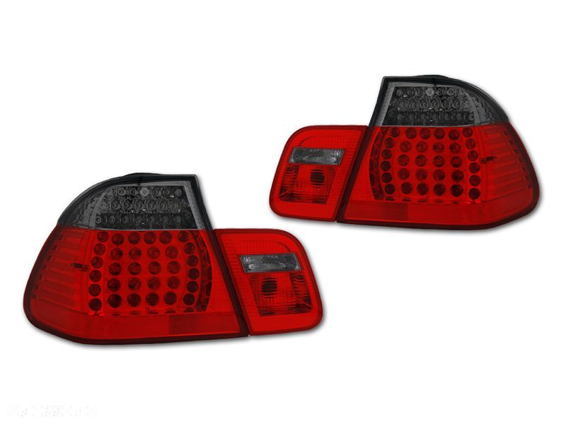 lampa tyl kpl led diody bmw 3 e46 lift 2001- sedan - 1